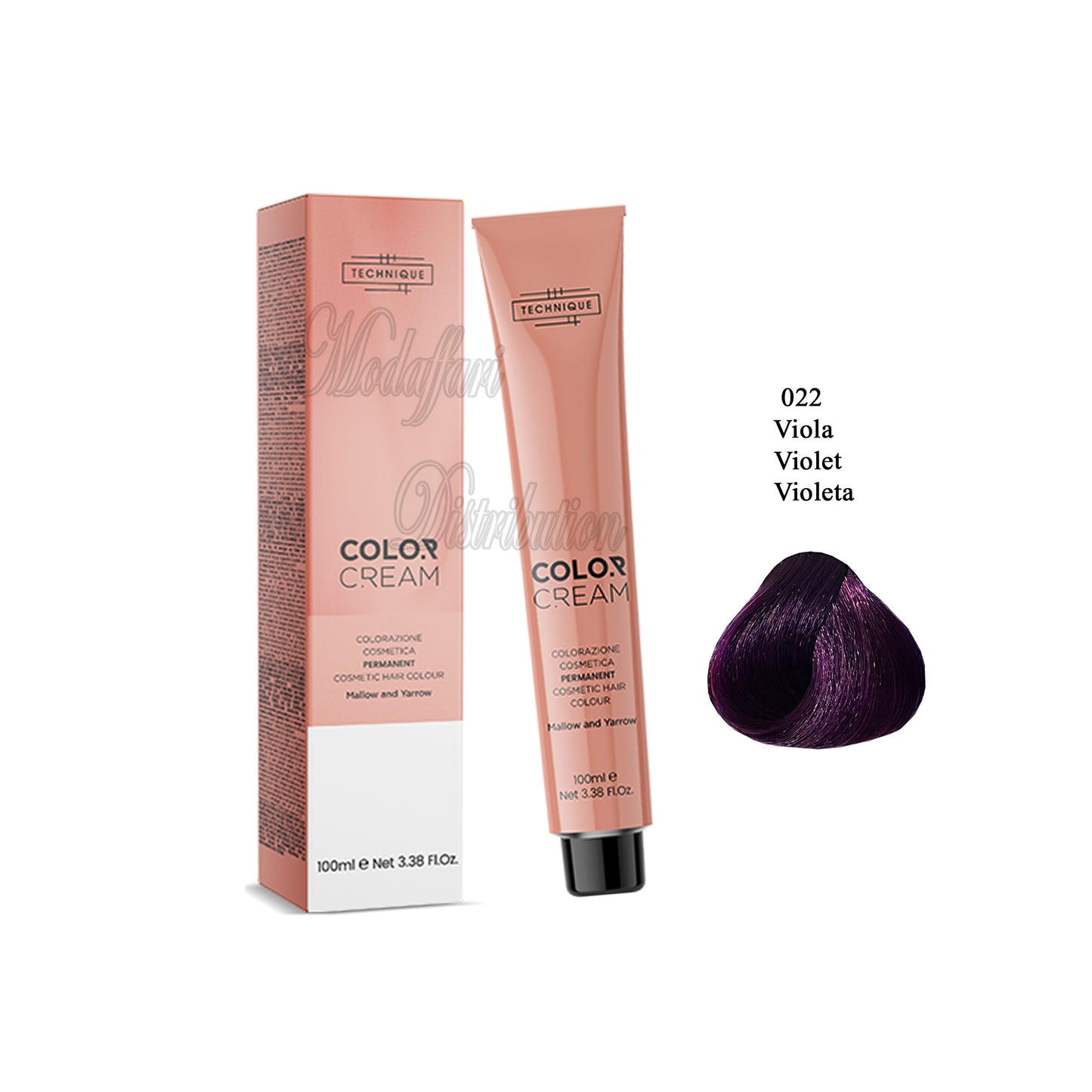 Crema colorante per capelli Color Cream Technique 100ml