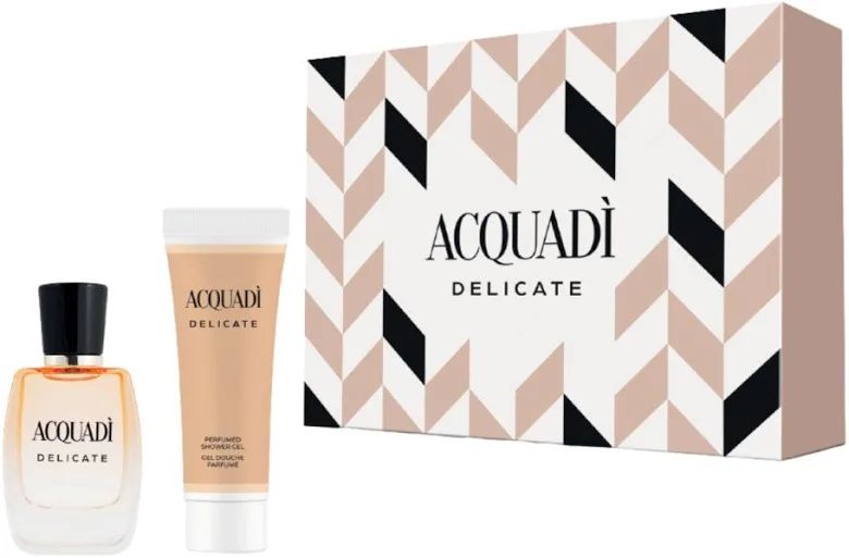 Confezione Regalo Donna Acquadì Delicate Eau de Toilette 30m + Shower Gel 60ml