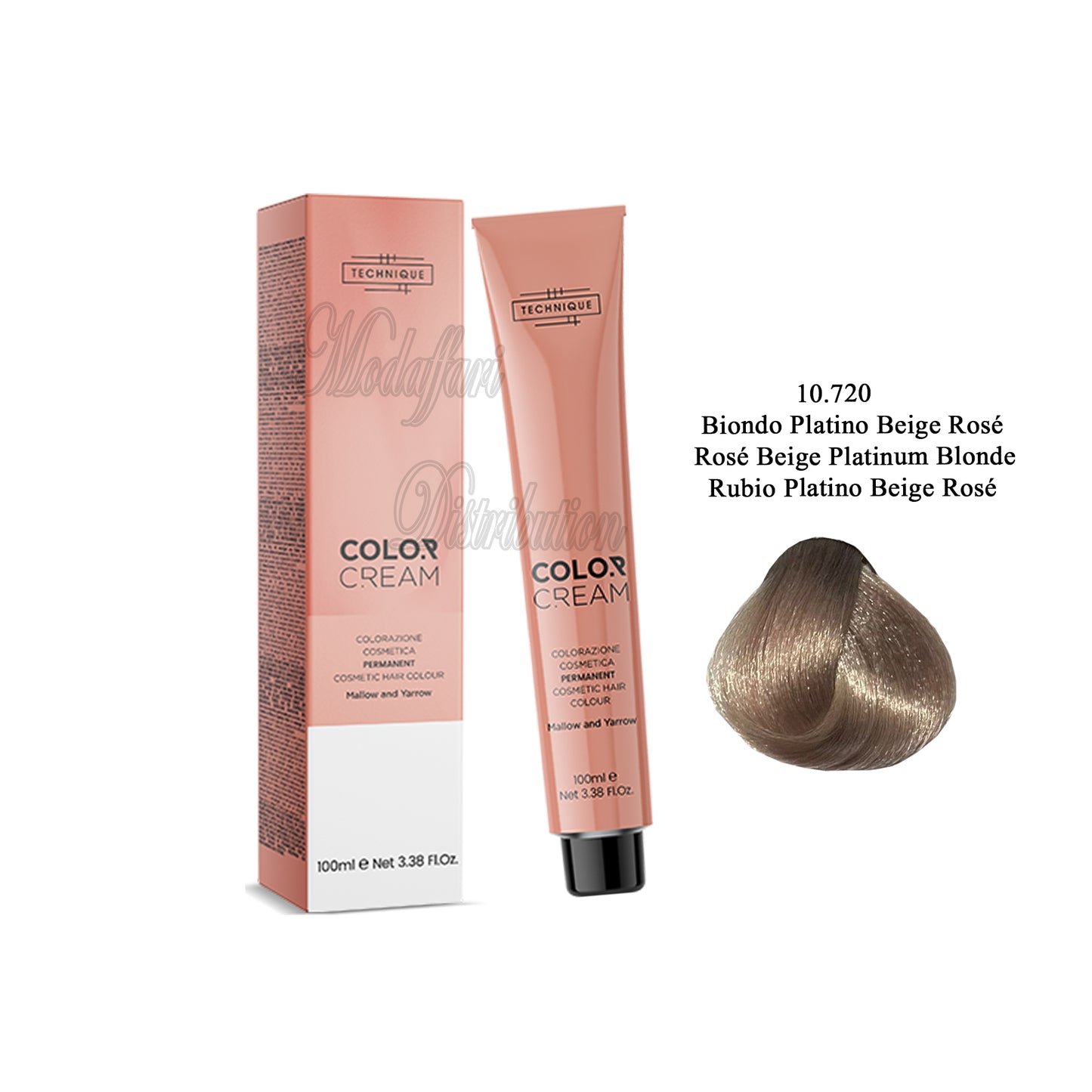 Crema colorante per capelli Color Cream Technique 100ml