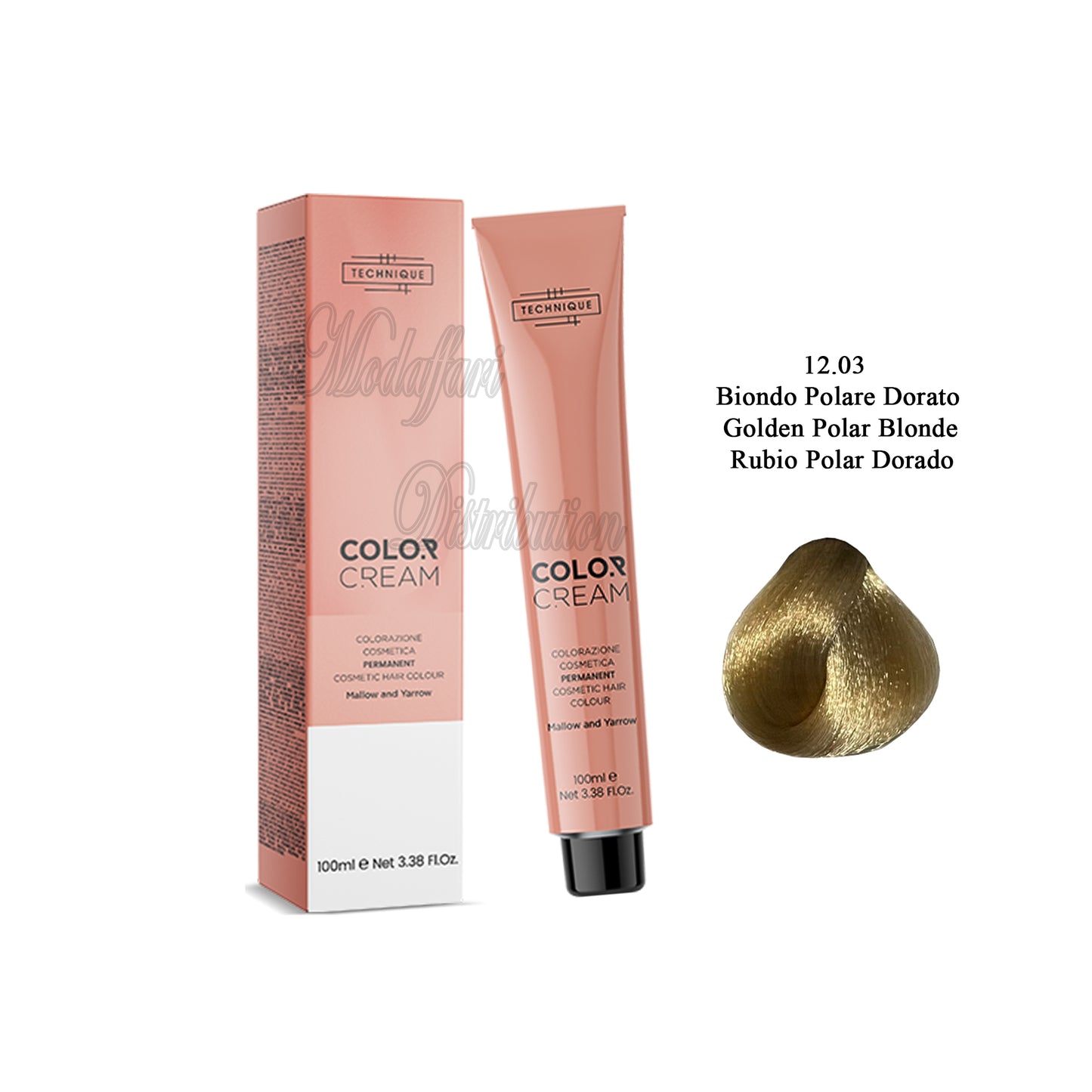 Crema colorante per capelli Color Cream Technique 100ml