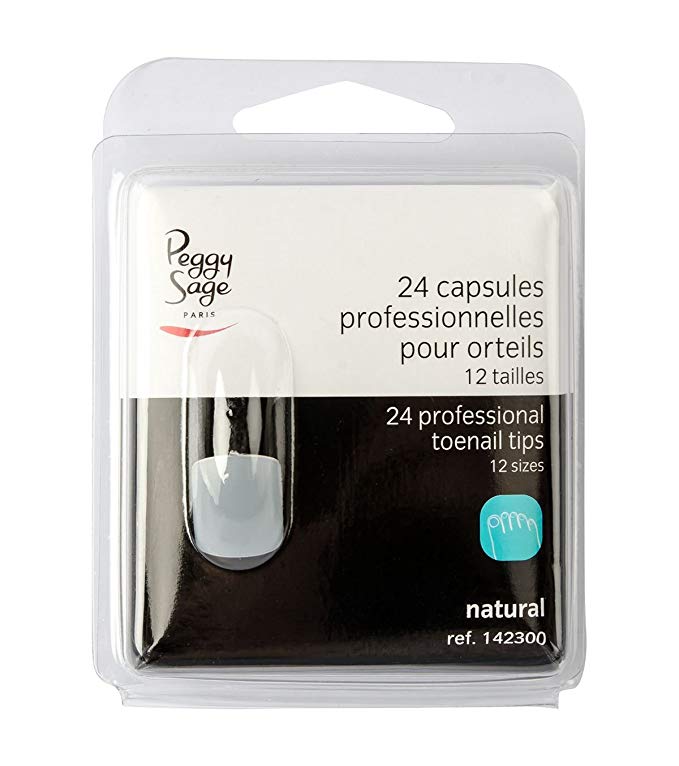 Capsule per Unghie Piedi 24 Capsule Peggy Sage 142300 (3 confezioni)