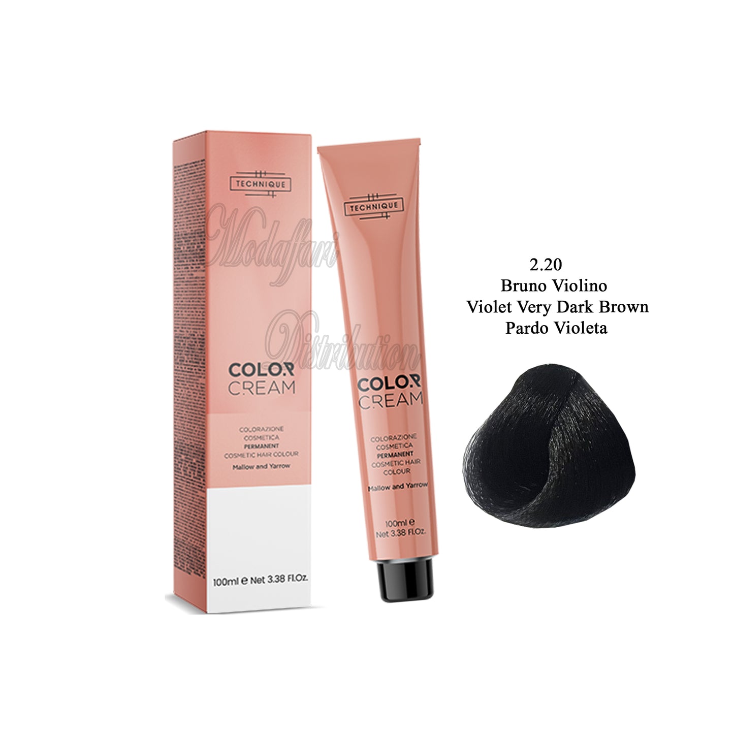 Crema colorante per capelli Color Cream Technique 100ml