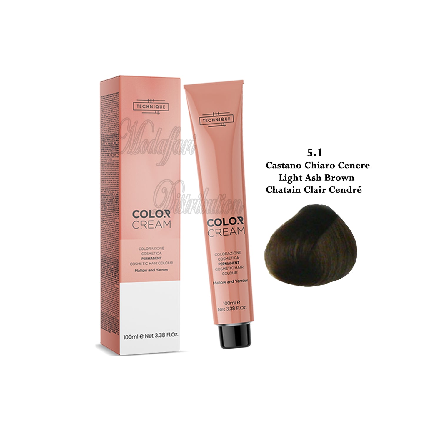 Crema colorante per capelli Color Cream Technique 100ml