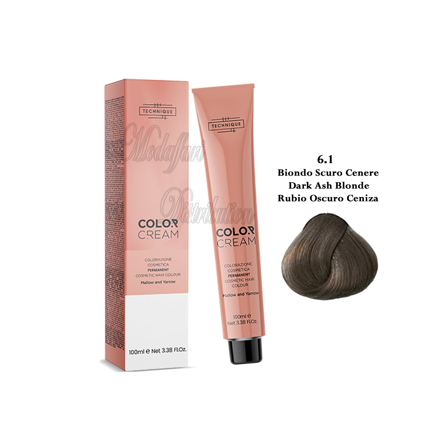 Crema colorante per capelli Color Cream Technique 100ml
