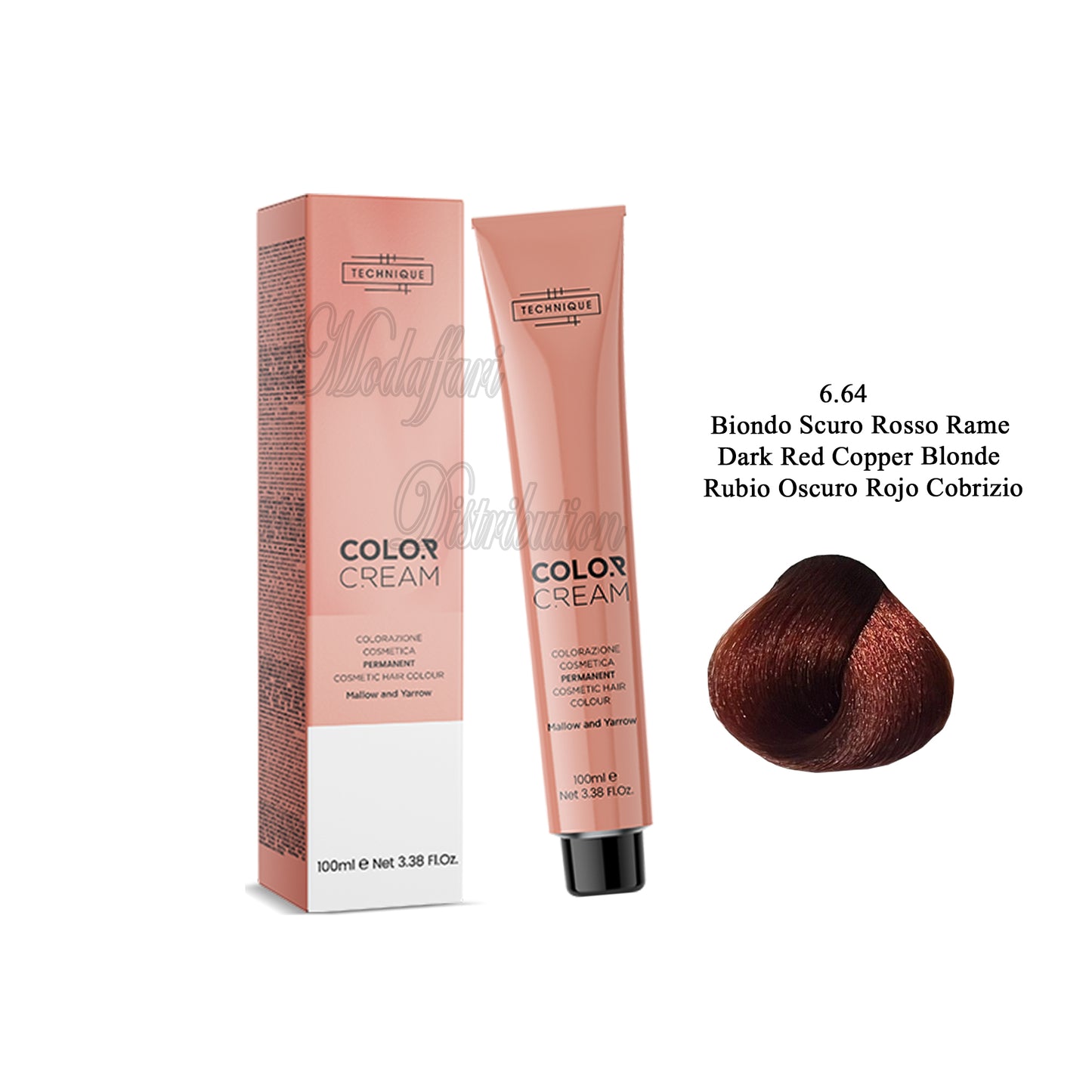 Crema colorante per capelli Color Cream Technique 100ml