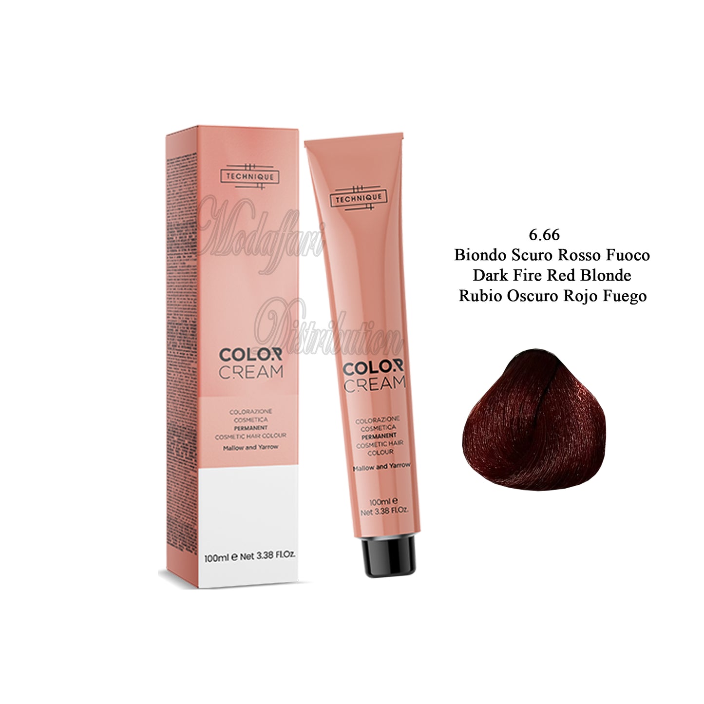 Crema colorante per capelli Color Cream Technique 100ml