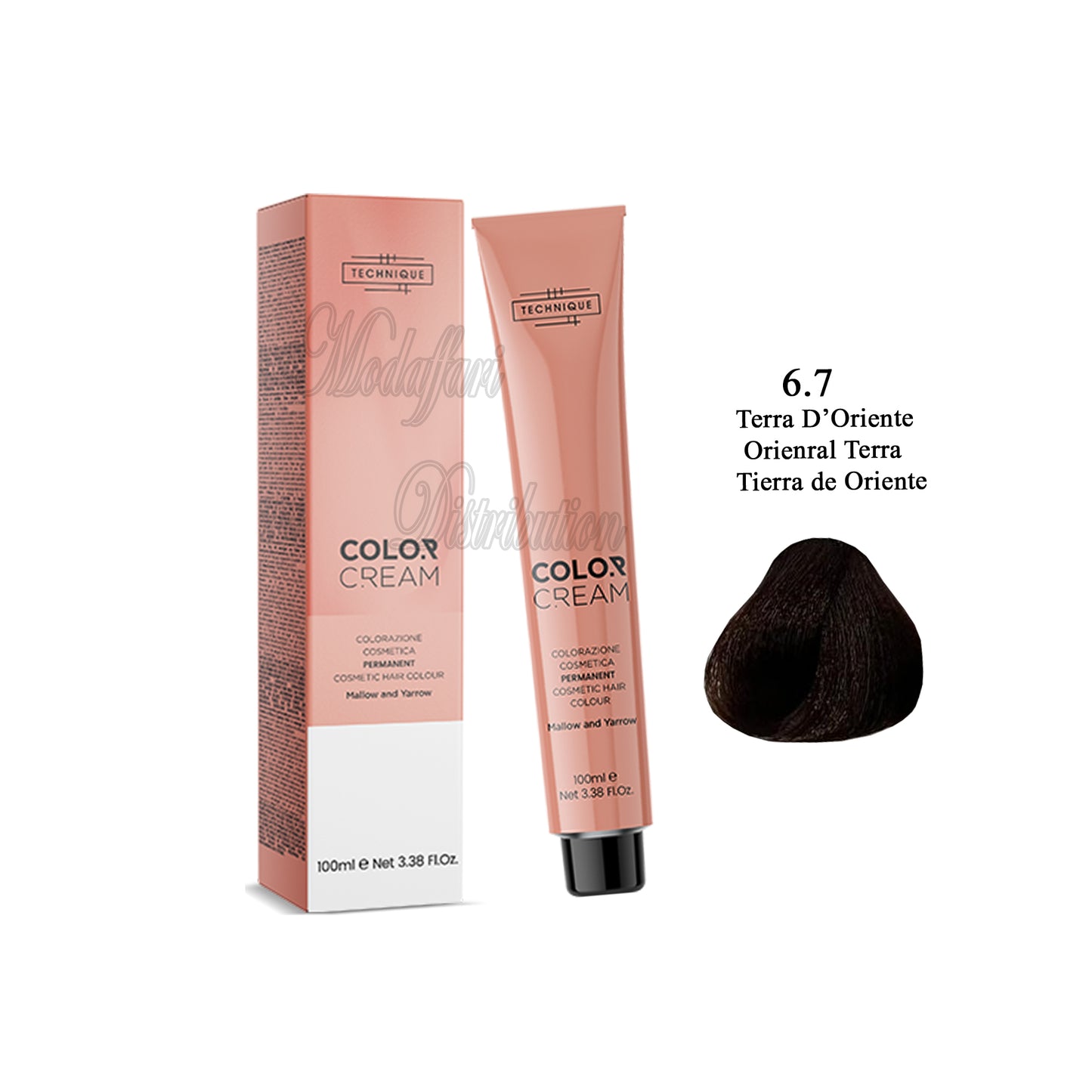 Crema colorante per capelli Color Cream Technique 100ml