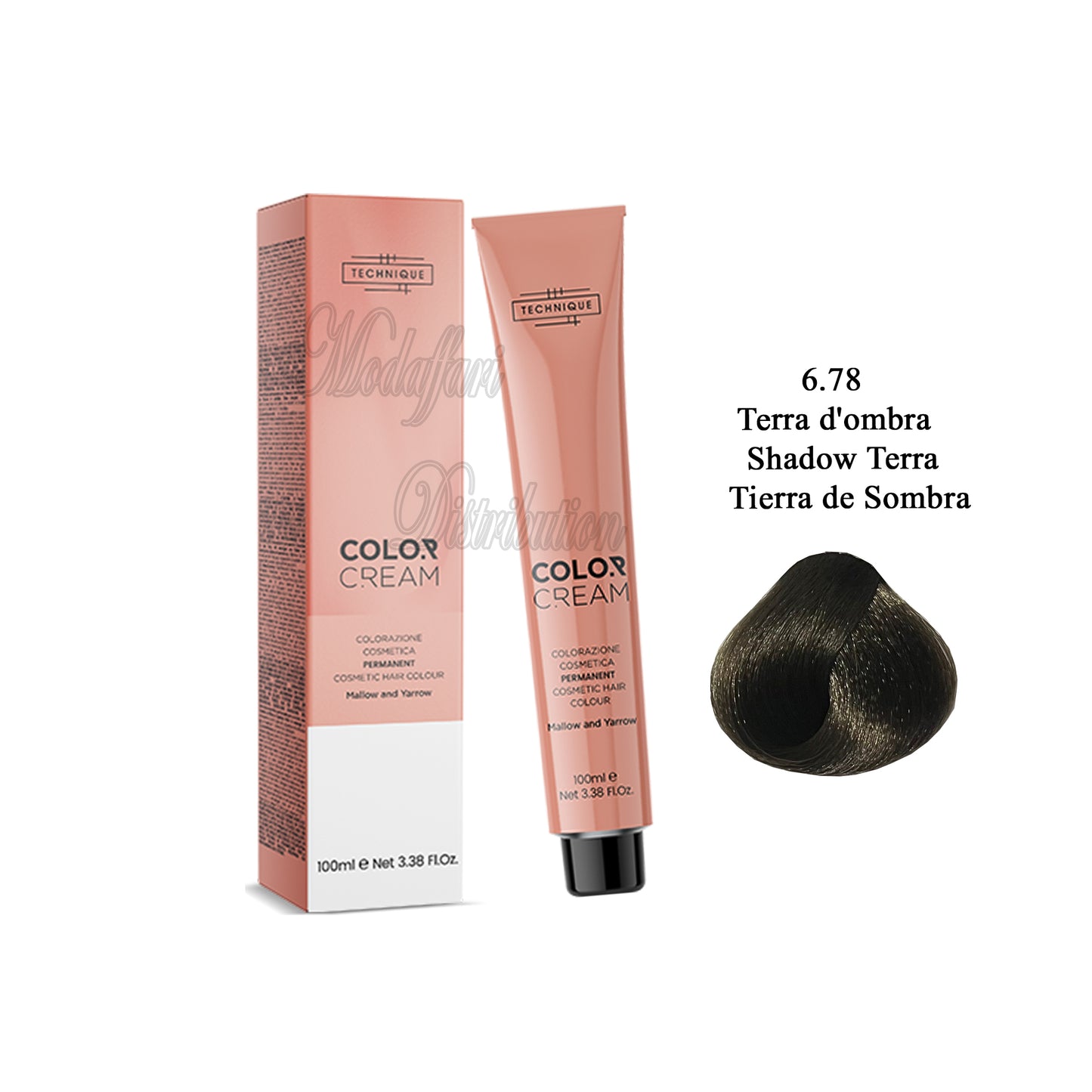 Crema colorante per capelli Color Cream Technique 100ml