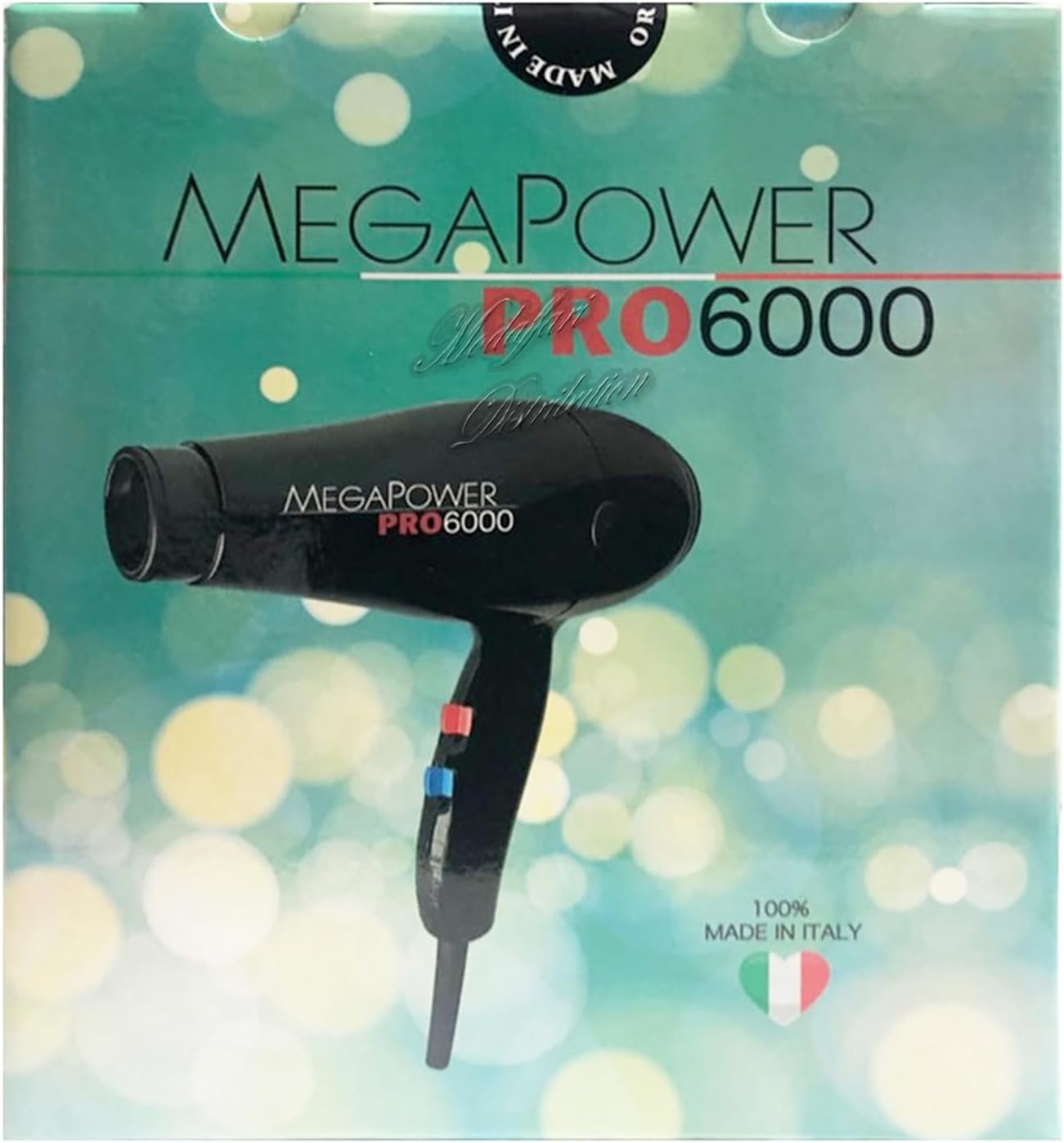 ASCIUGACAPELLI PHON PROFESSIONALE MEGAPOWER PRO6000 2000W