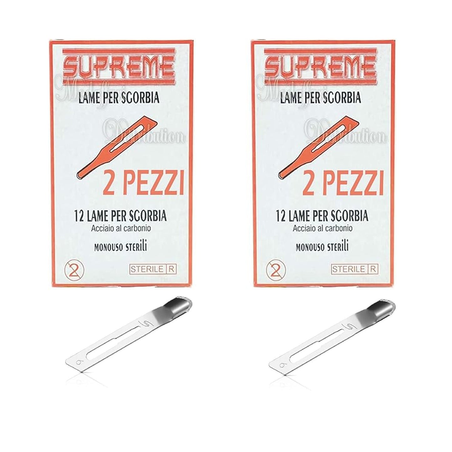 LAME PER SGORBIA MONOUSO 24 PEZZI DI LAME
