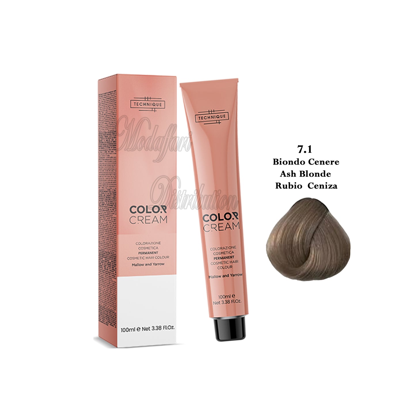 Crema colorante per capelli Color Cream Technique 100ml