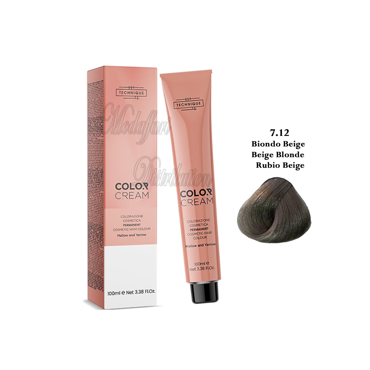 Crema colorante per capelli Color Cream Technique 100ml