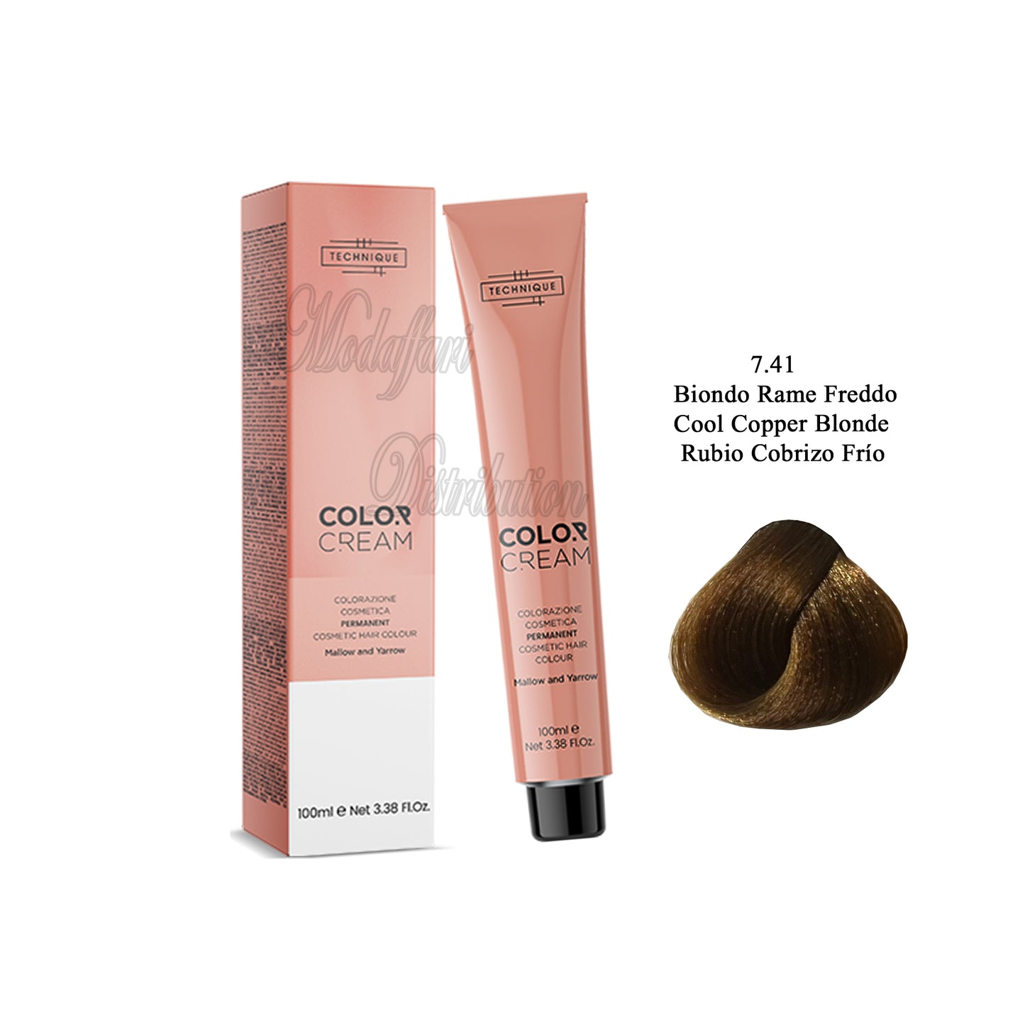 Crema colorante per capelli Color Cream Technique 100ml
