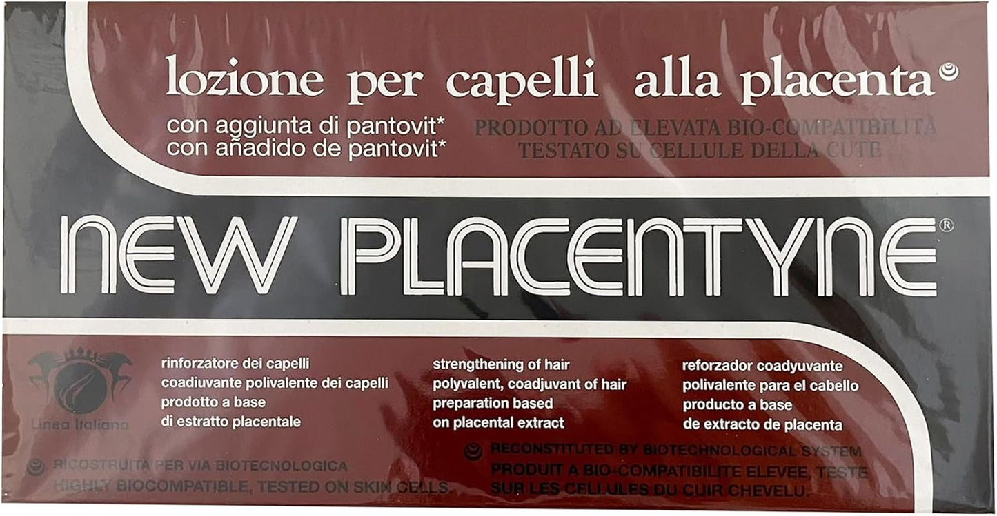 Fiale Anticaduta Alla Placenta New Placentyne Capelli 24 Fiale Ristrutturante Da 10 ML