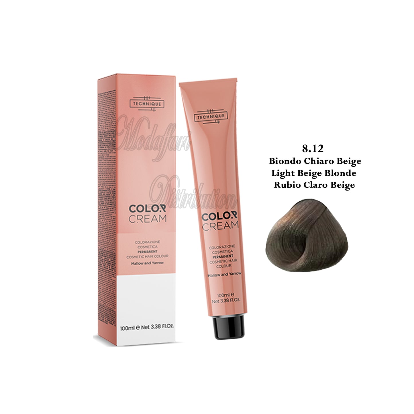 Crema colorante per capelli Color Cream Technique 100ml