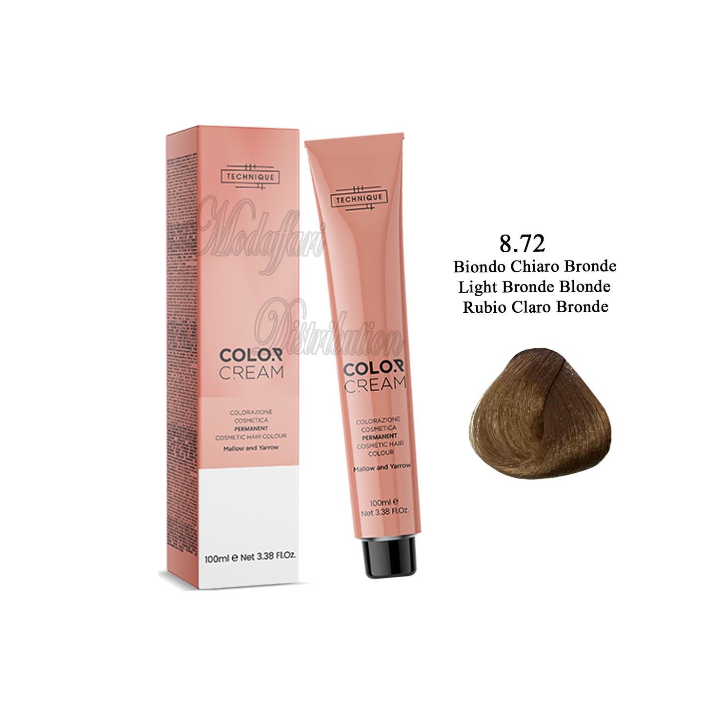 Crema colorante per capelli Color Cream Technique 100ml