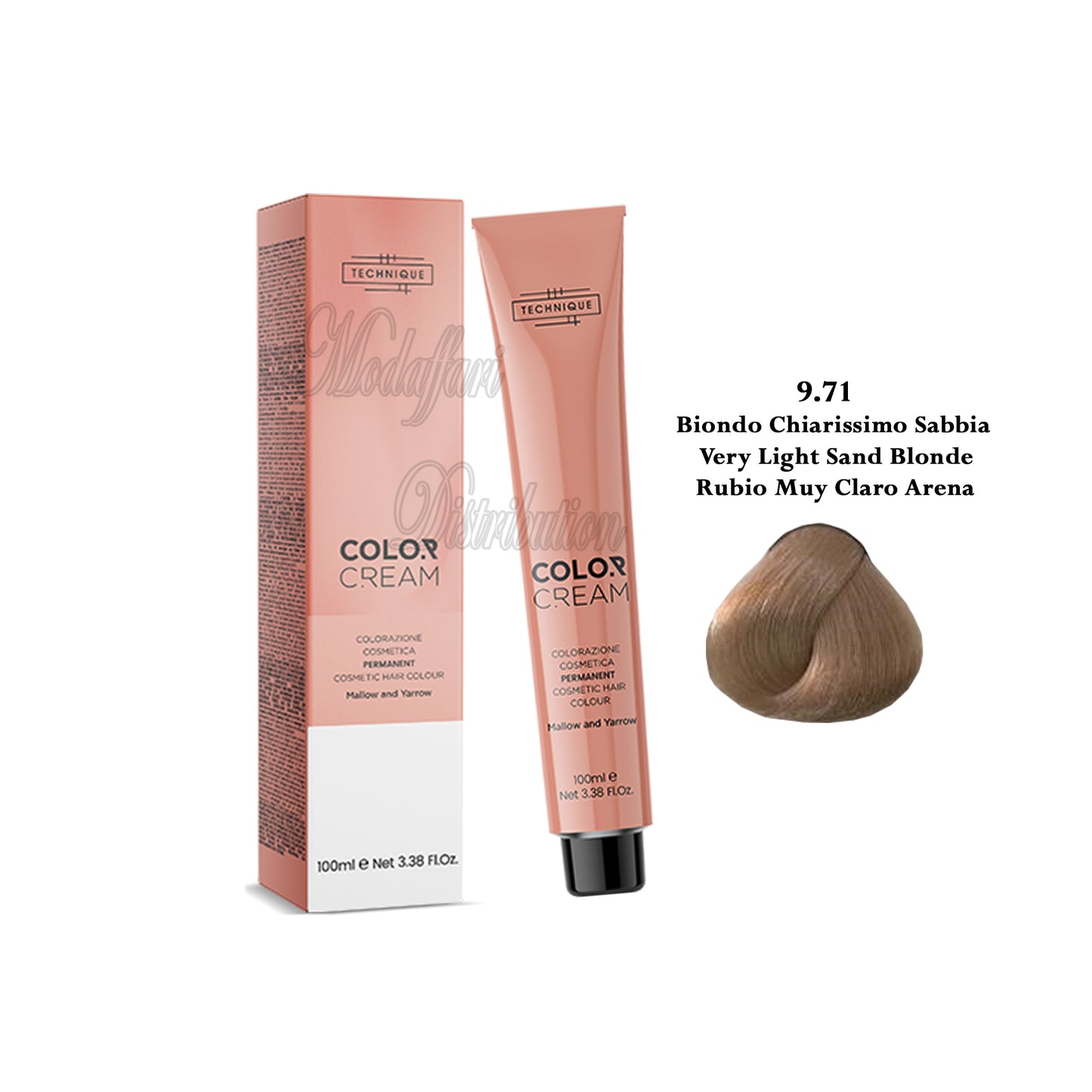Crema colorante per capelli Color Cream Technique 100ml