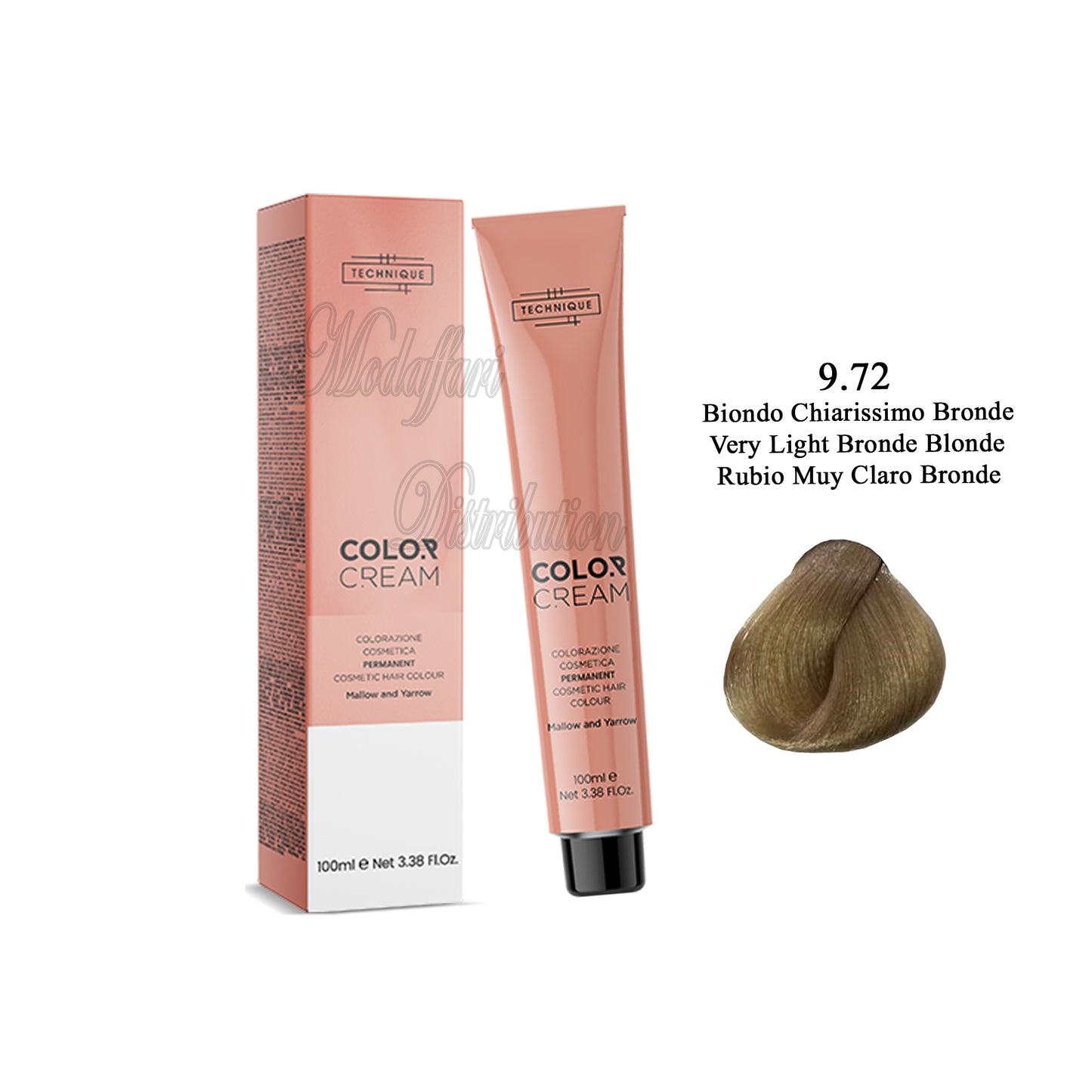 Crema colorante per capelli Color Cream Technique 100ml