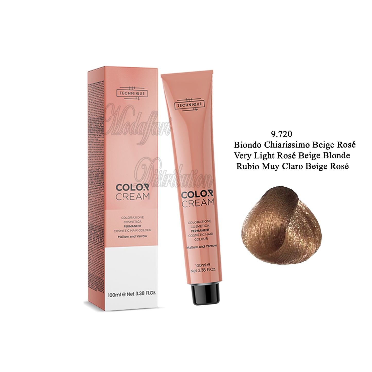 Crema colorante per capelli Color Cream Technique 100ml