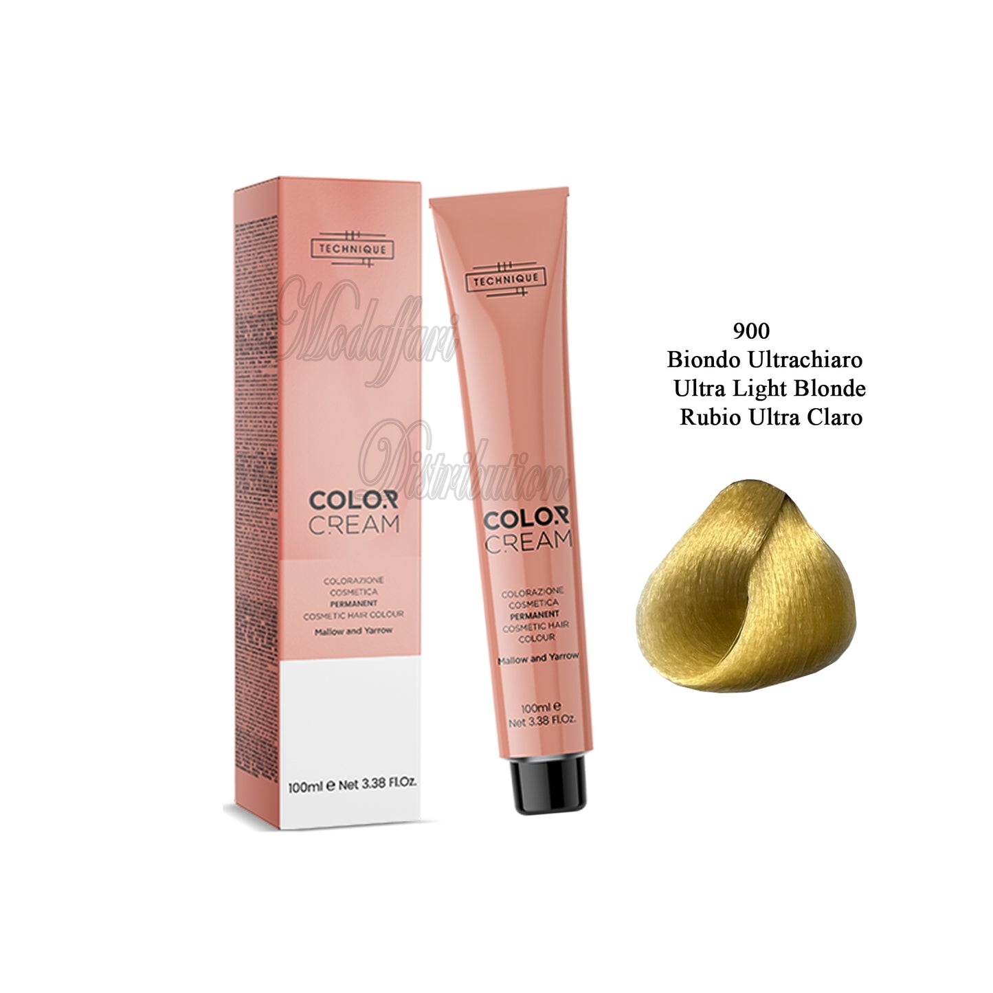 Crema colorante per capelli Color Cream Technique 100ml