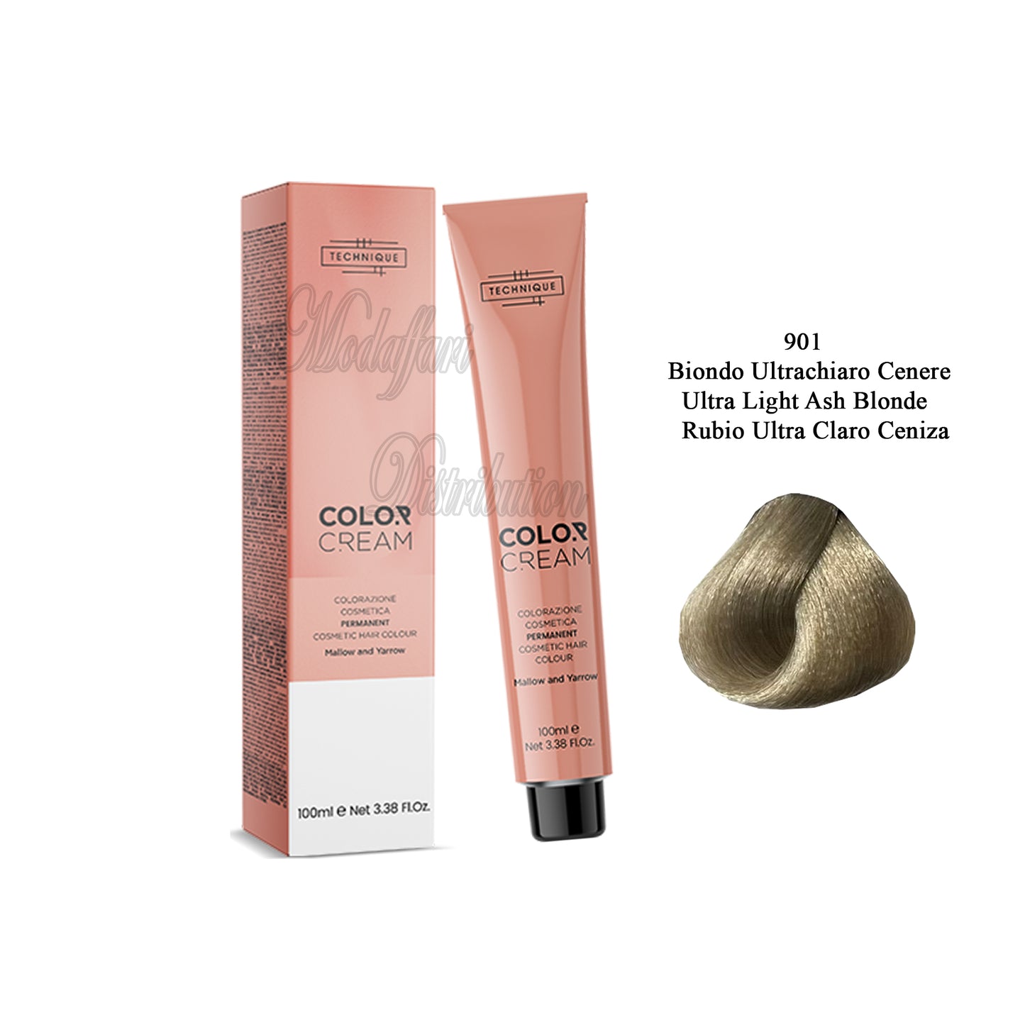 Crema colorante per capelli Color Cream Technique 100ml