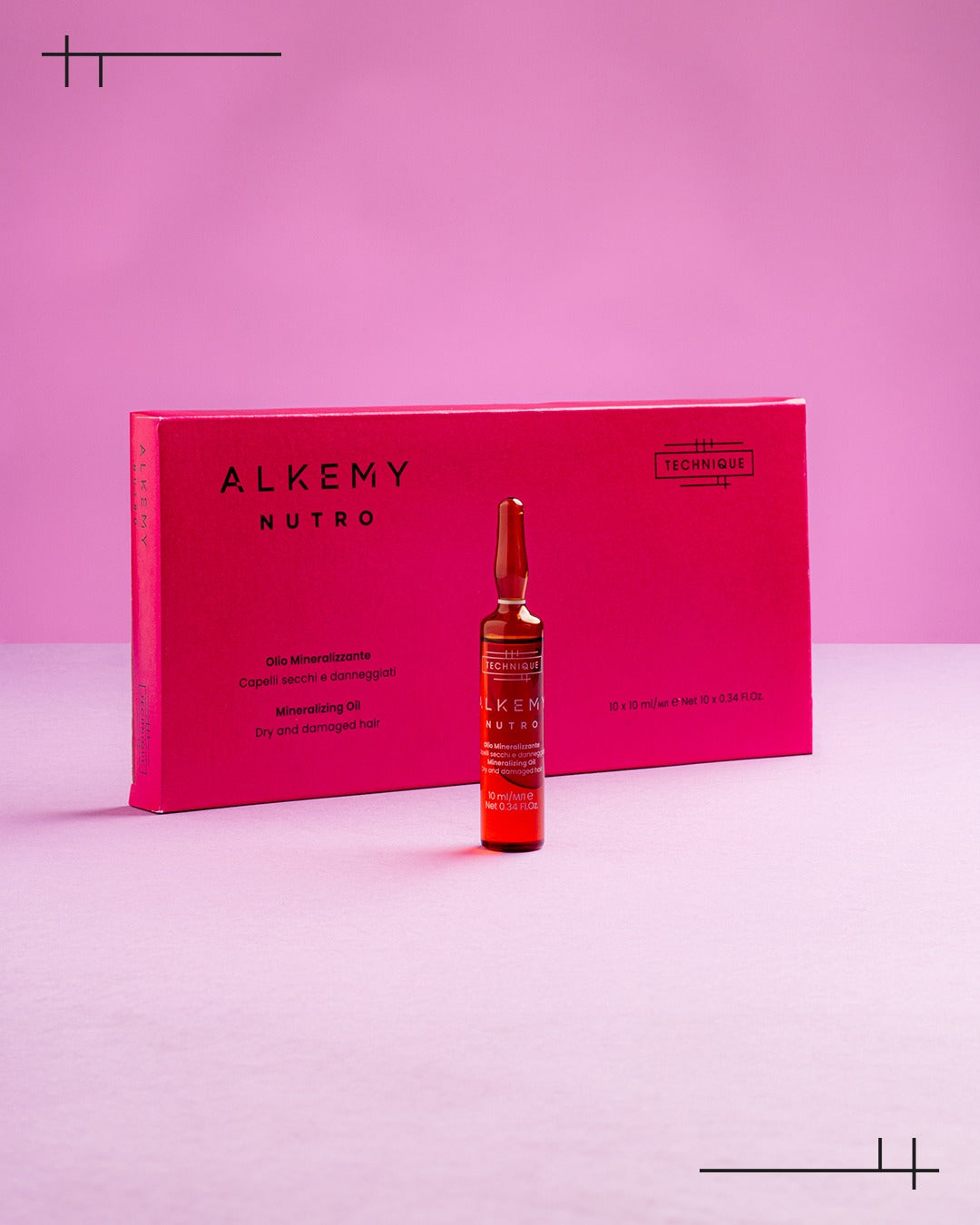 Olio Mineralizzante Ristrutturante 10 fiale da 10ml Alkemy Nutro Technique