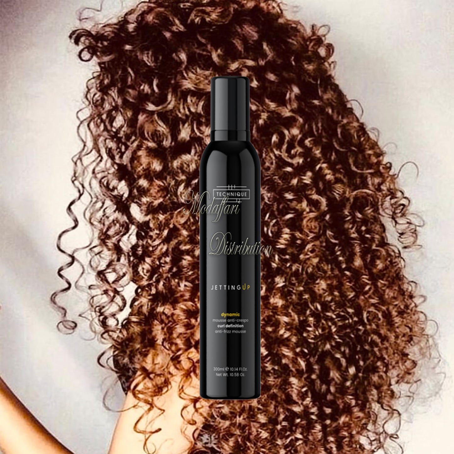 Mousse anticrespo Dynamic curl definiution 300 ML Technique