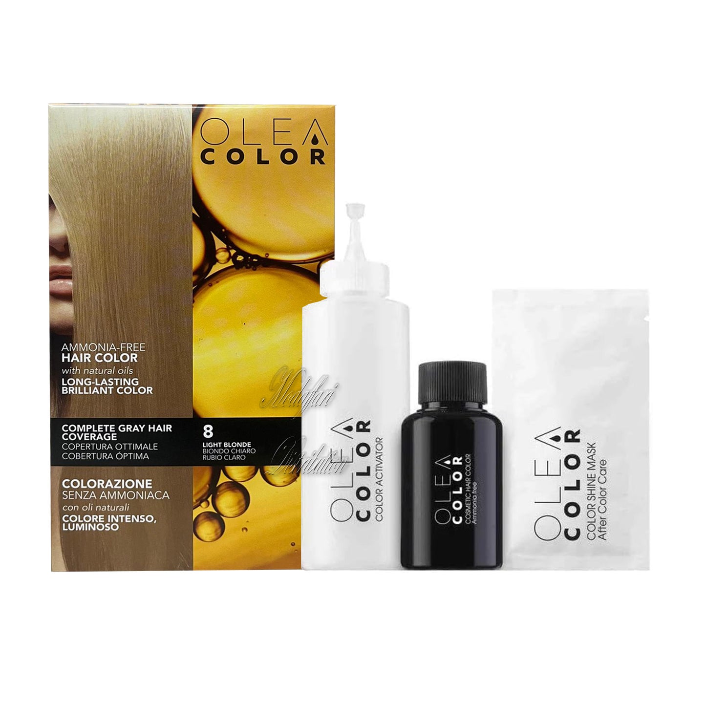 Shampoo Colorante Permanente senza Ammoniaca Olea Color