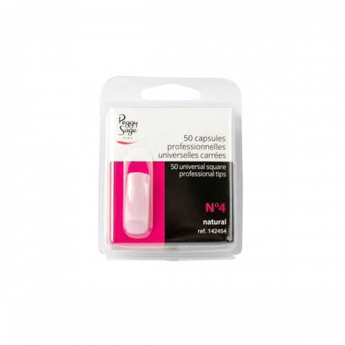 Capsule Universali Tips Unghie quadrate 50pz Peggy Sage