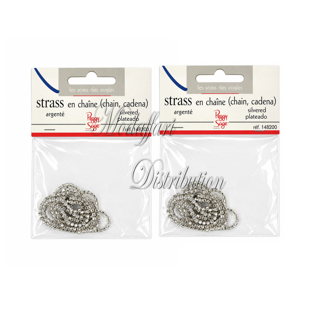 Catena d'argento Nail Art 2pz Peggy Sage 148200
