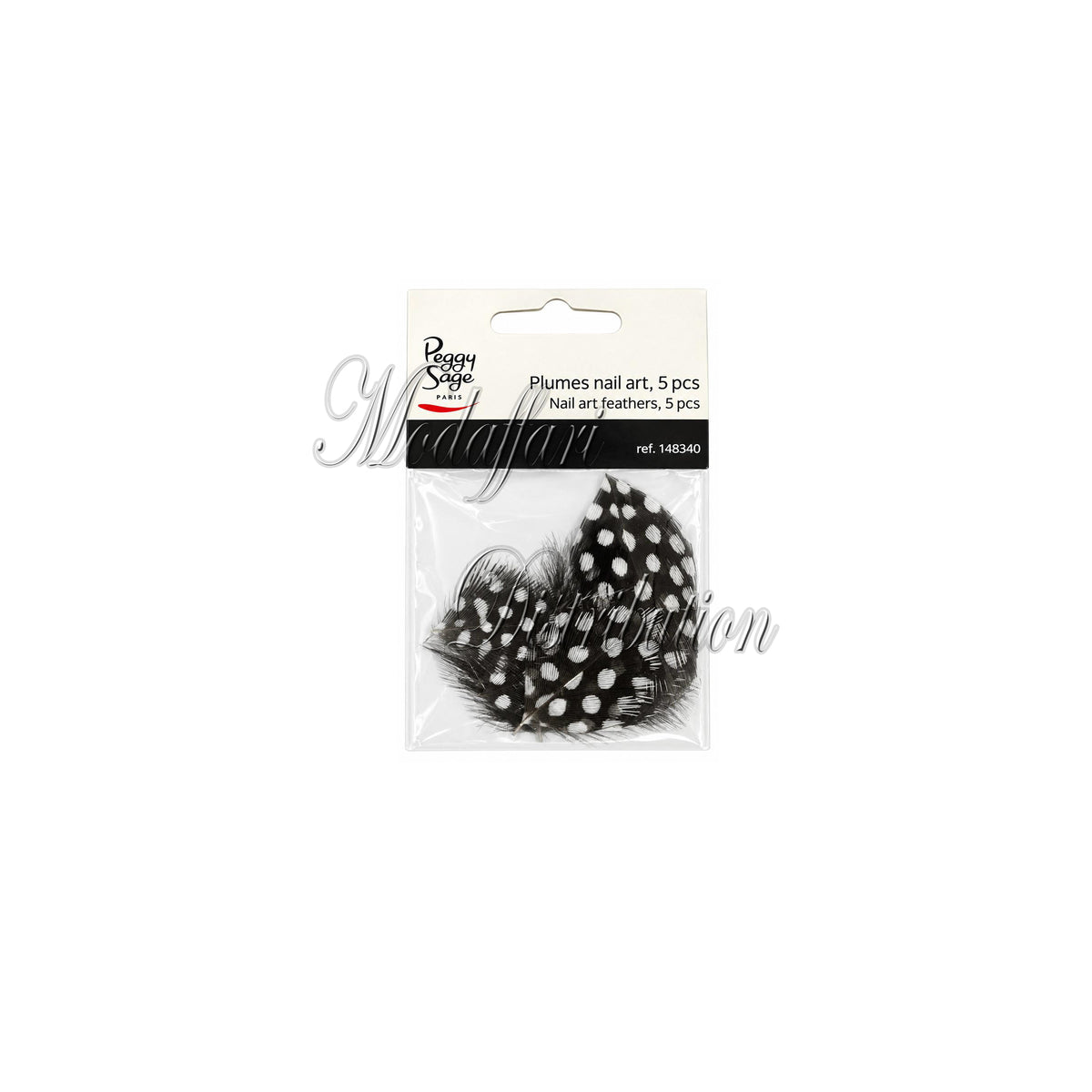 Piume Nail Art 3 Colorazioni diverse Peggy Sage