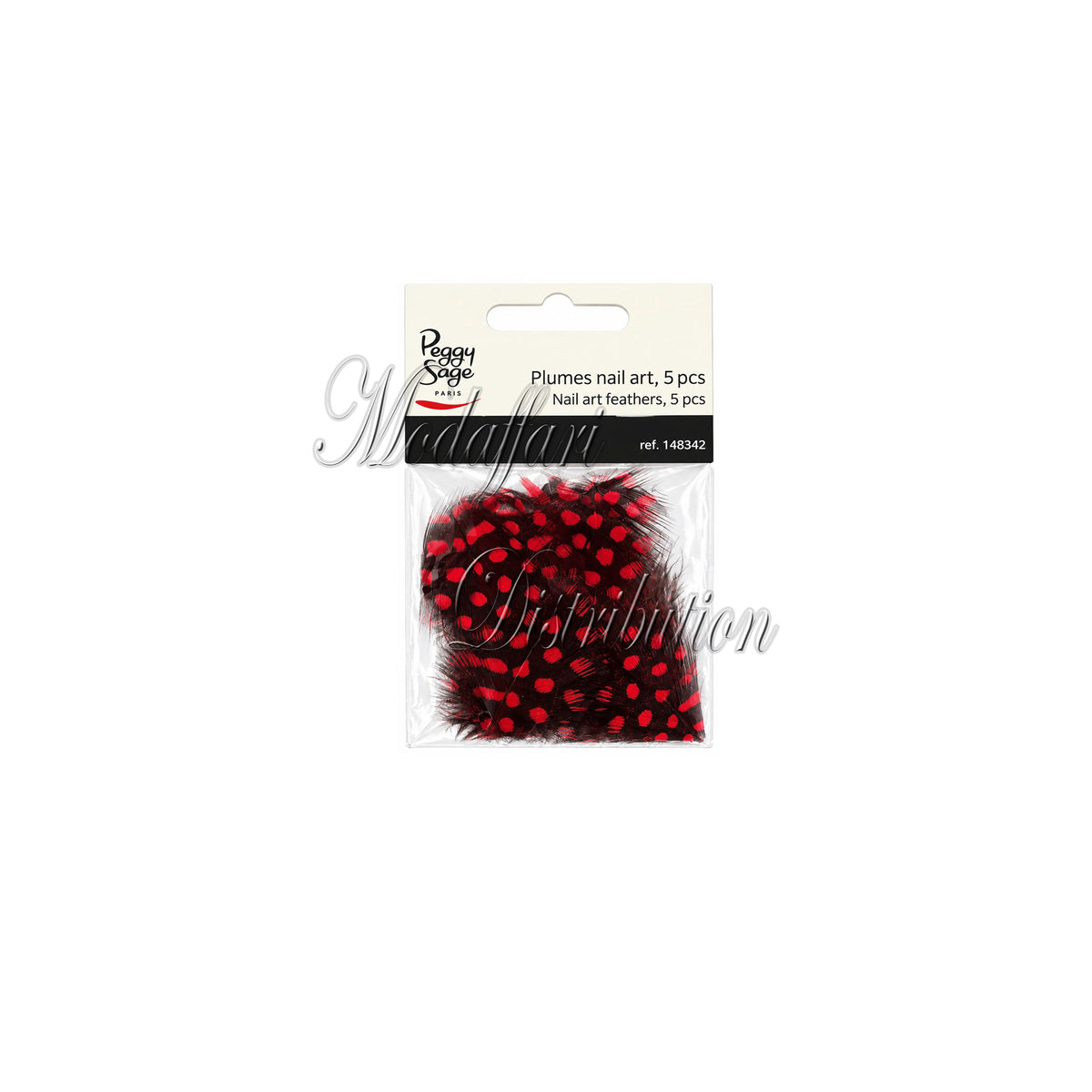 Piume Nail Art 3 Colorazioni diverse Peggy Sage