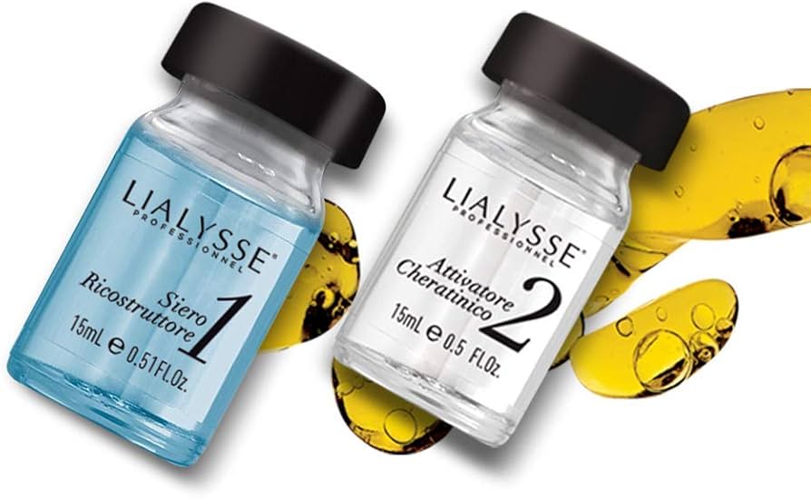 Trattamento ricostruzione per capelli trattati e danneggiati Lialysse 2pz