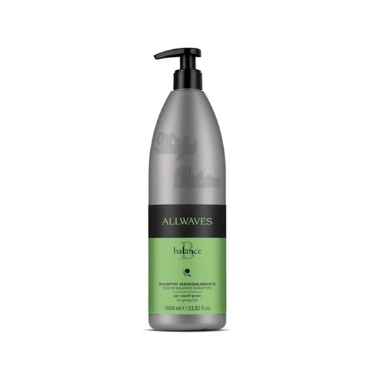 Shampoo Seboequilibrante per Capelli Grassi Allwaves Balance 1000ml