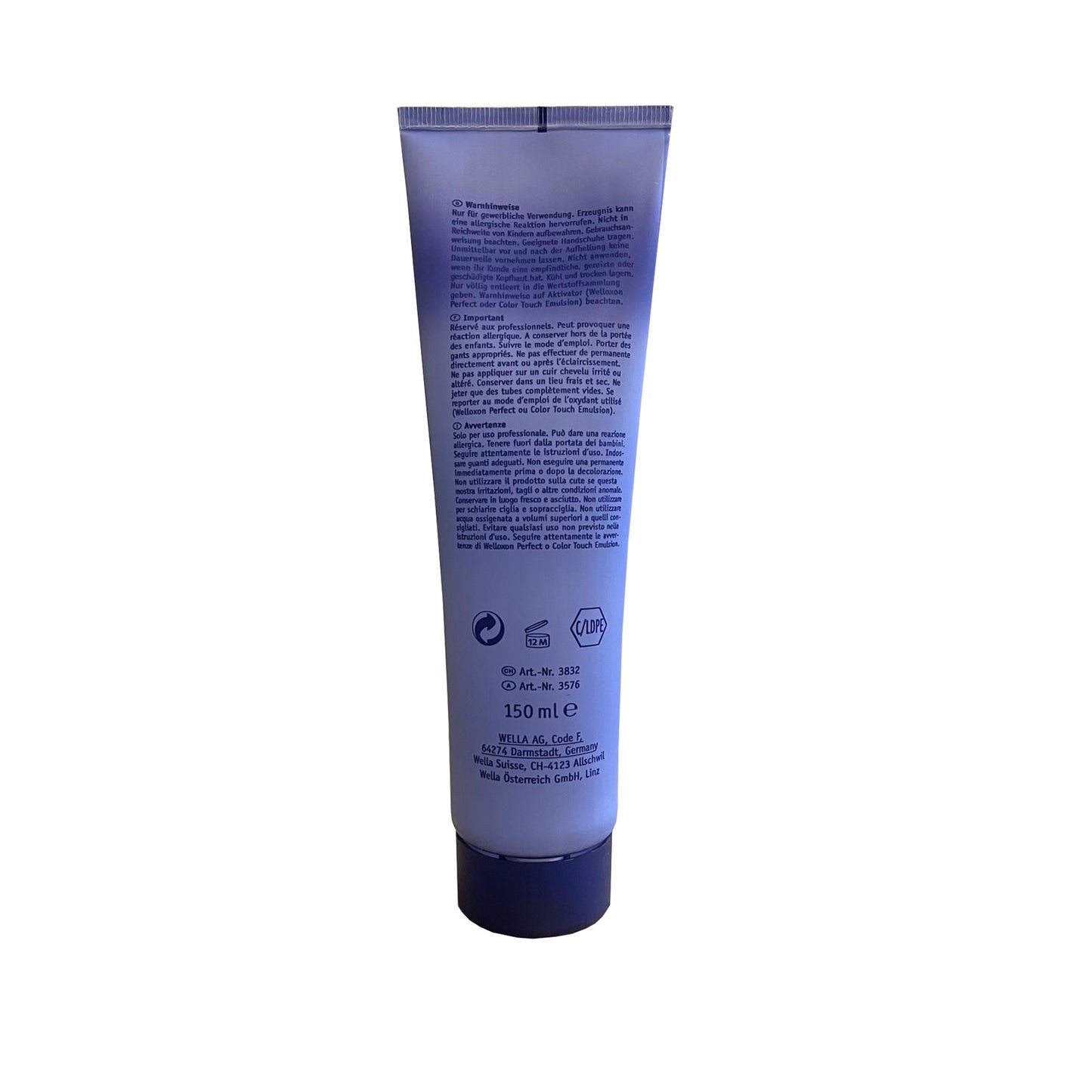 Crema decolorante con estratti di camomilla Blondor Wella 150ml
