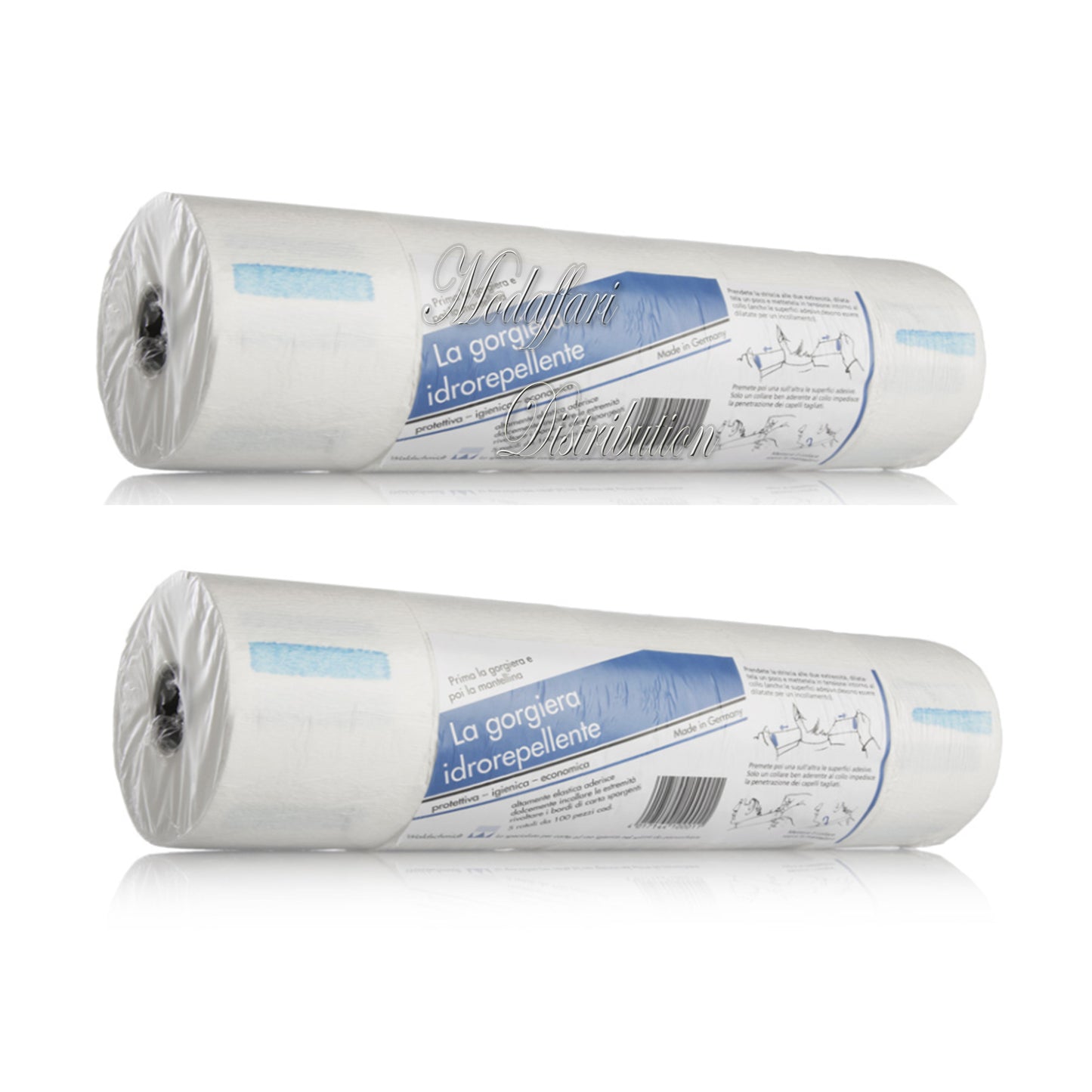 Carta Collo monouso 2 Confezioni da 5 rotoli ciascuna