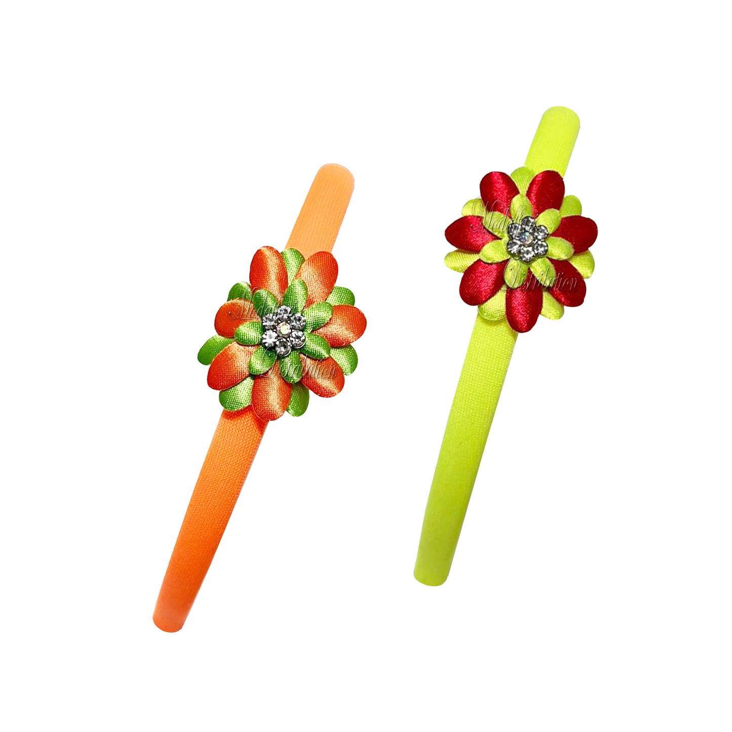 Cerchietto per Capelli con Fiore Colorato, Accessorio Elegante