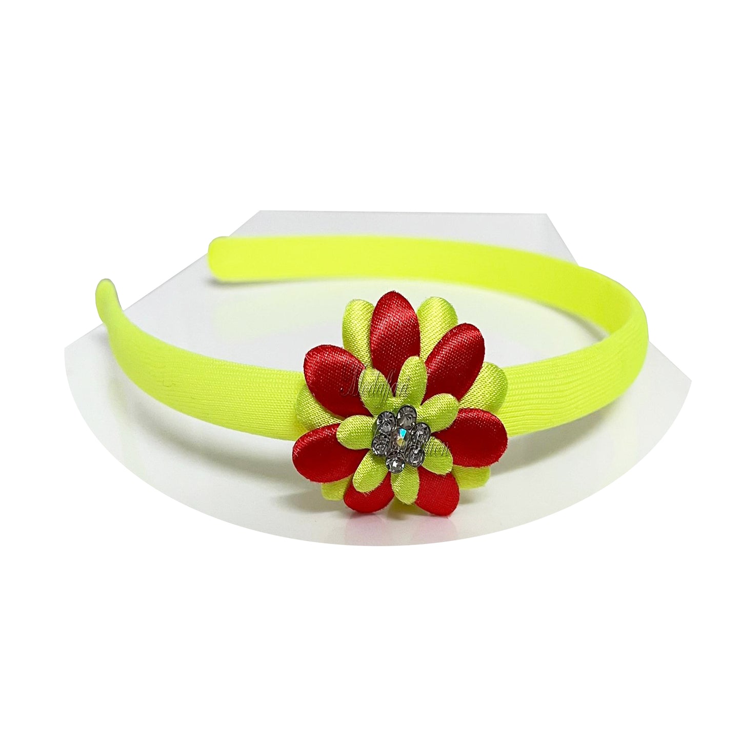 Cerchietto per Capelli con Fiore Colorato, Accessorio Elegante
