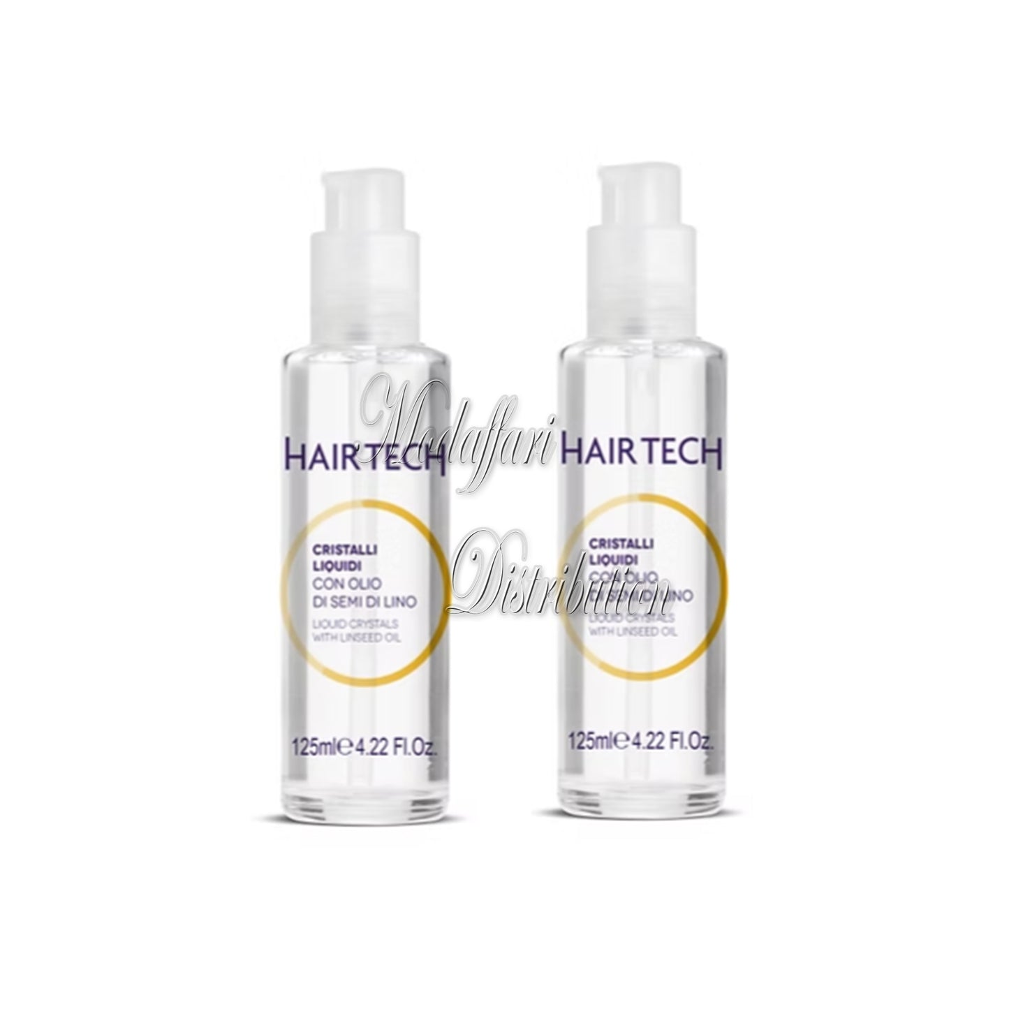Cristalli Liquidi con Olio di Semi di Lino 125ml 2pz Hair Tech