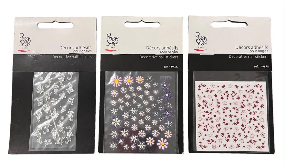 Decorazioni adesive per unghie Peggy sage