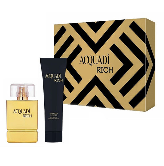 Confezione Regalo Uomo Rich Acquadì Eau de Toilette 30m + Shower Gel 60ml