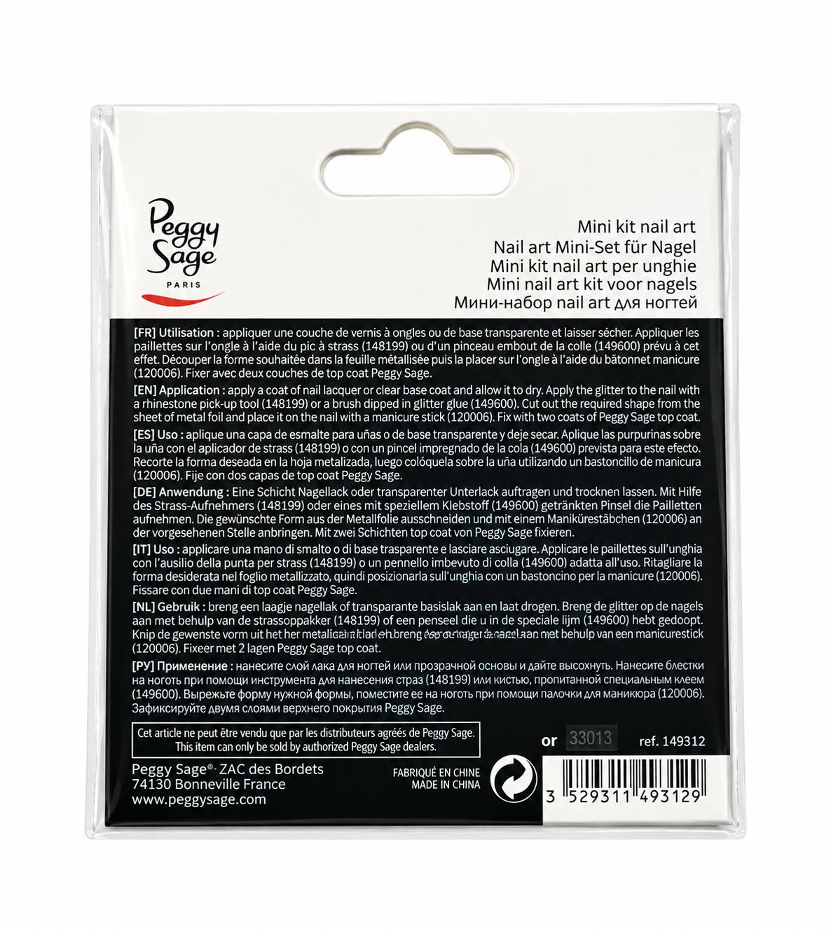 Mini Kit Nail Art per Unghie Peggy Sage 149312