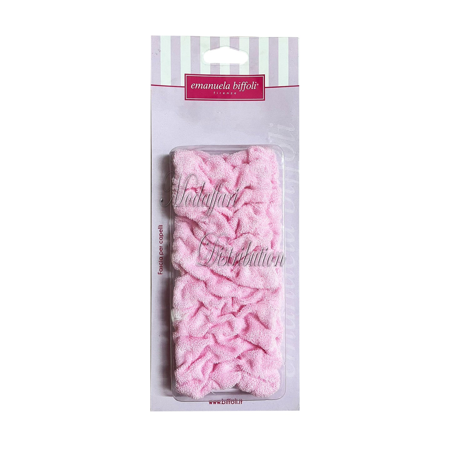 Fascia per Capelli in Spugna Elasticizzata Emanuela Biffoli 2pz