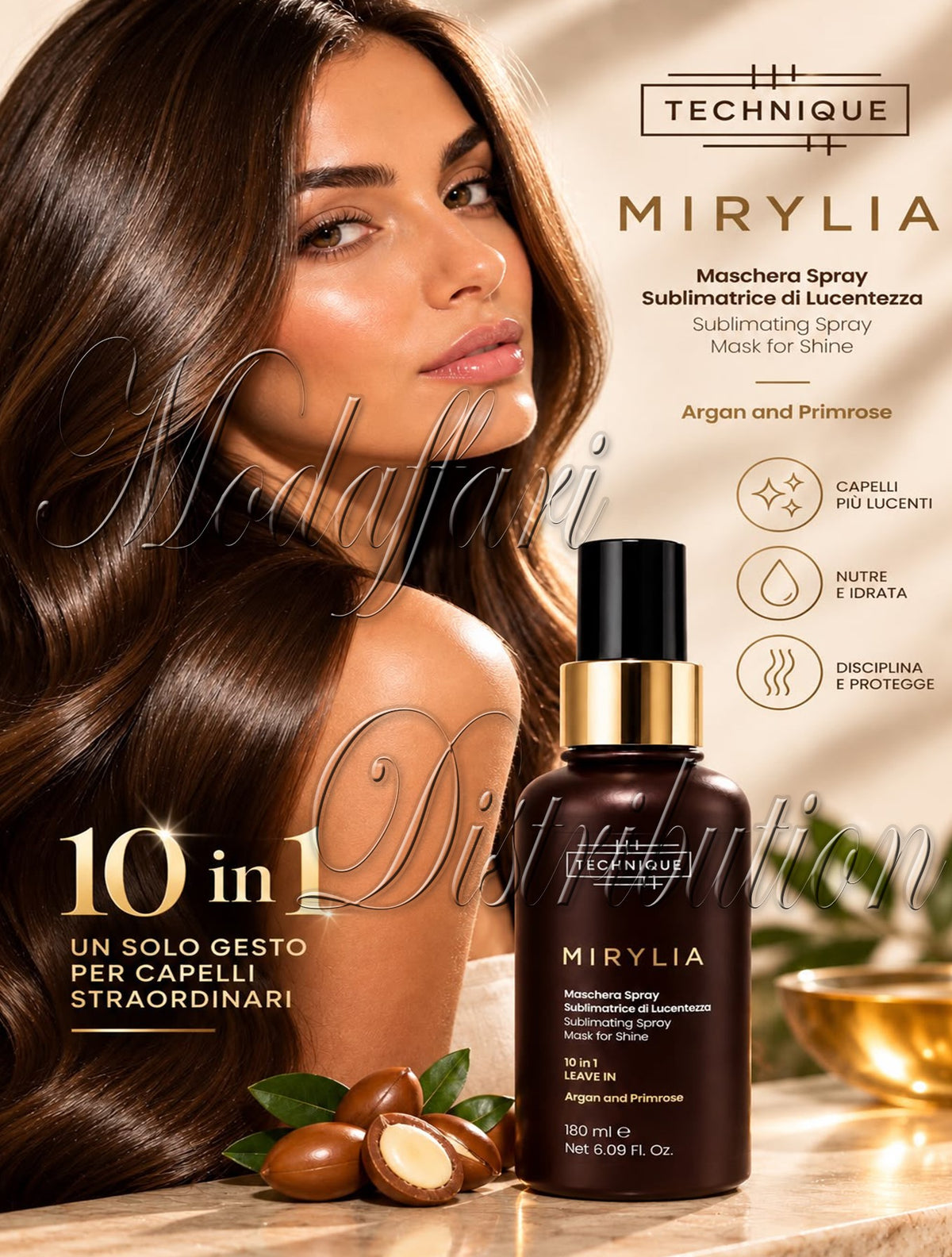 Maschera Spray 10 in 1 Mirylia  Technique