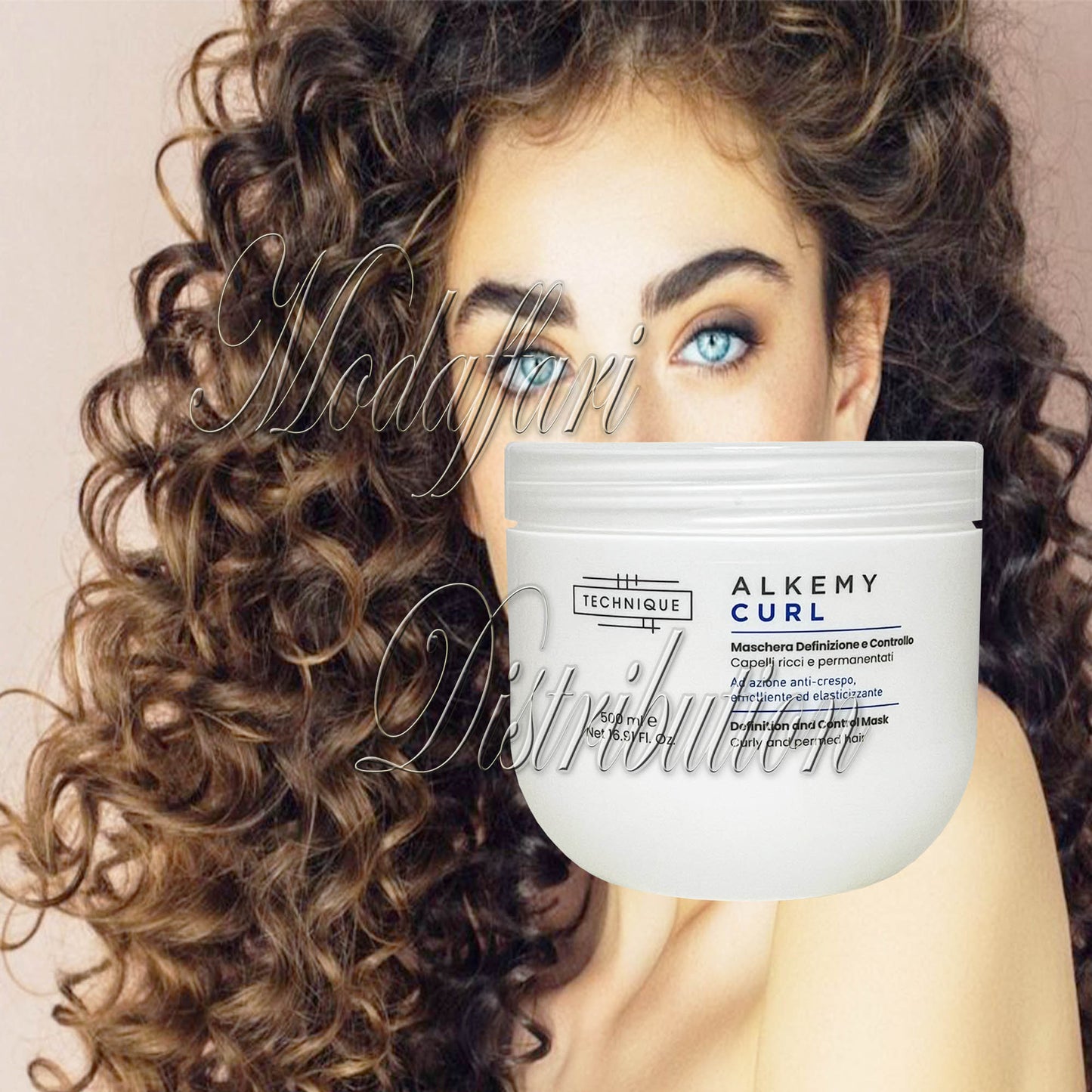 Maschera Crema Definizione Capelli Ricci Technique Alkemy Curl 500 ml