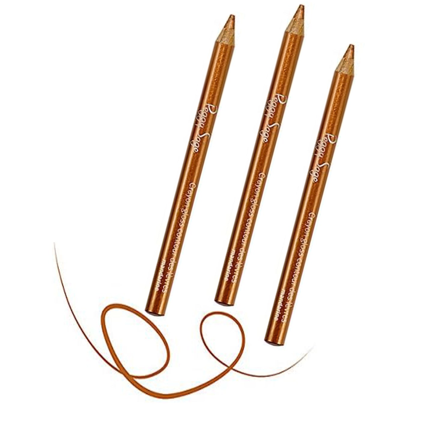 Matita contorno labbra gloss mandarine 1.05g Peggy Sage 130132  3pz