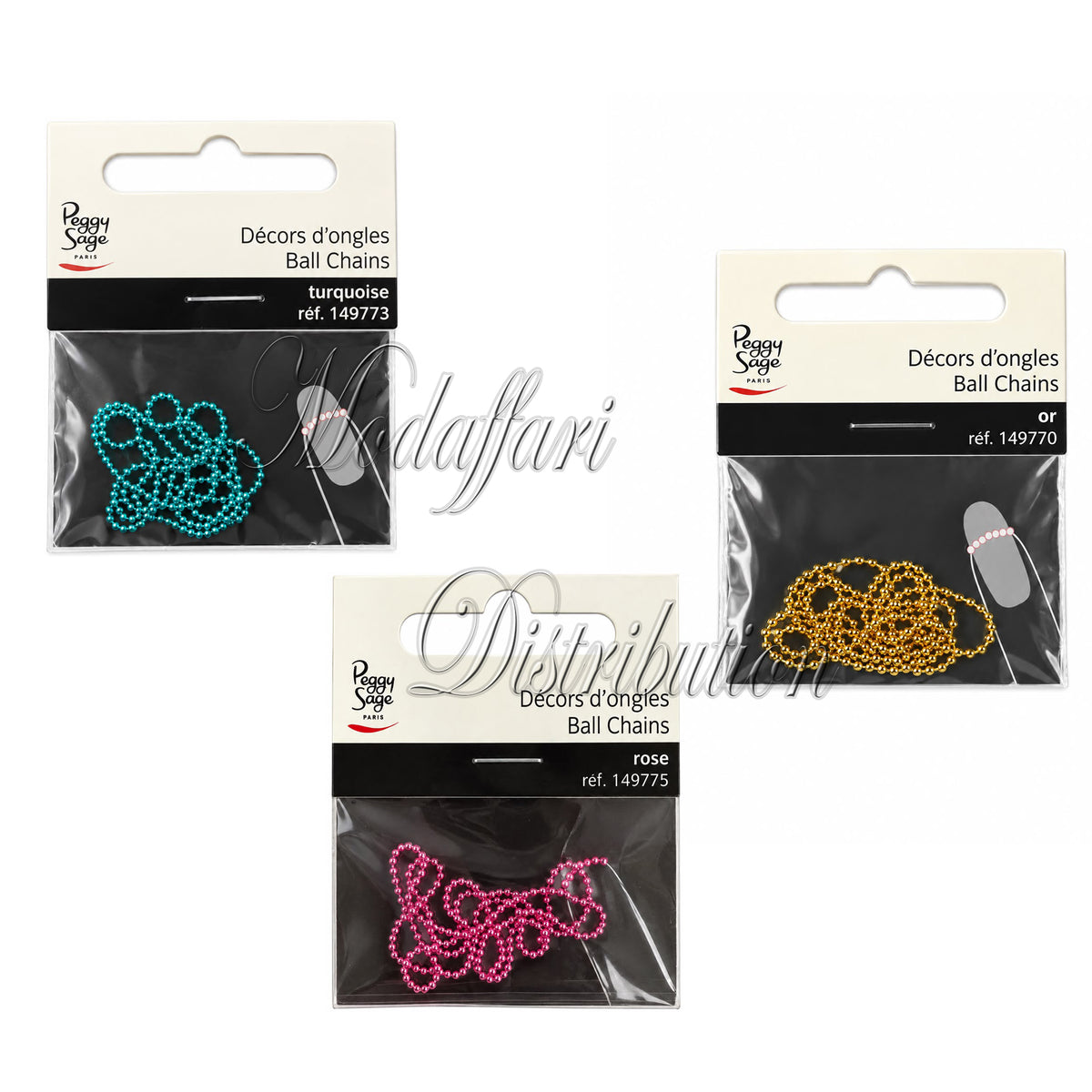 Decorazioni per Unghie Ball Chains Peggy Sage