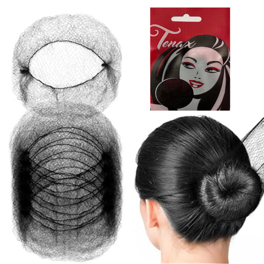 Retina per Capelli Neri, 12 Pezzi Tenax