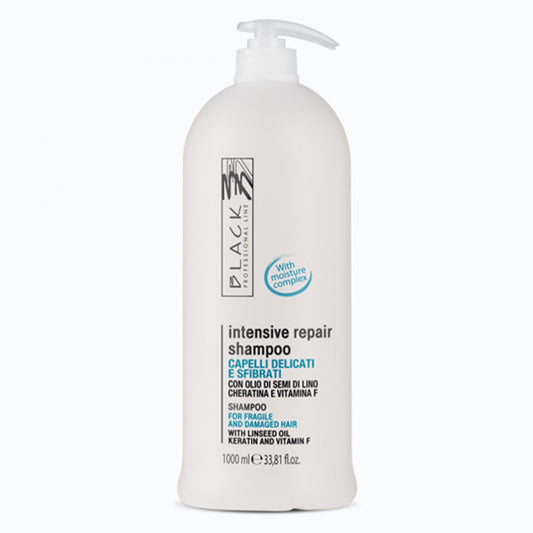 Shampoo Rigenerante per Capelli Sfibrati 1000 ml Black Professional