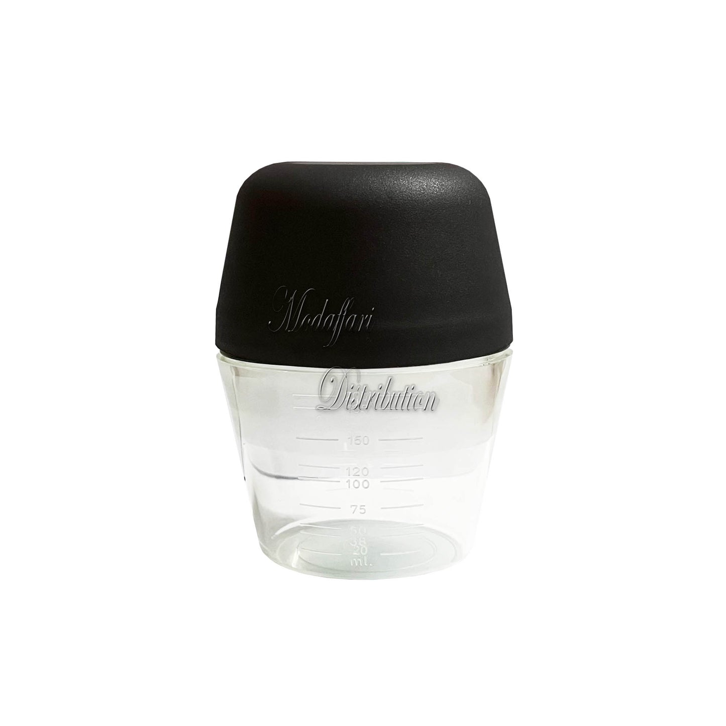 Shaker Graduato per Tinta, Multiuso, Capacità 200ml, Trasparente con Coperchio